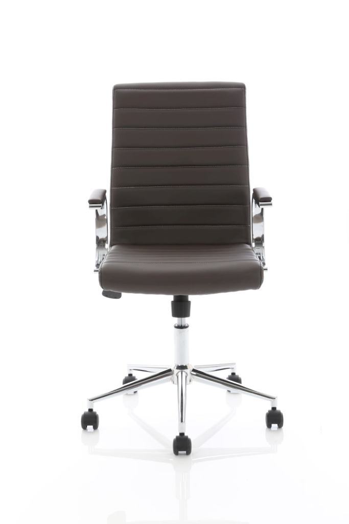 Ezra Executive Leather Chair with or Without Glides