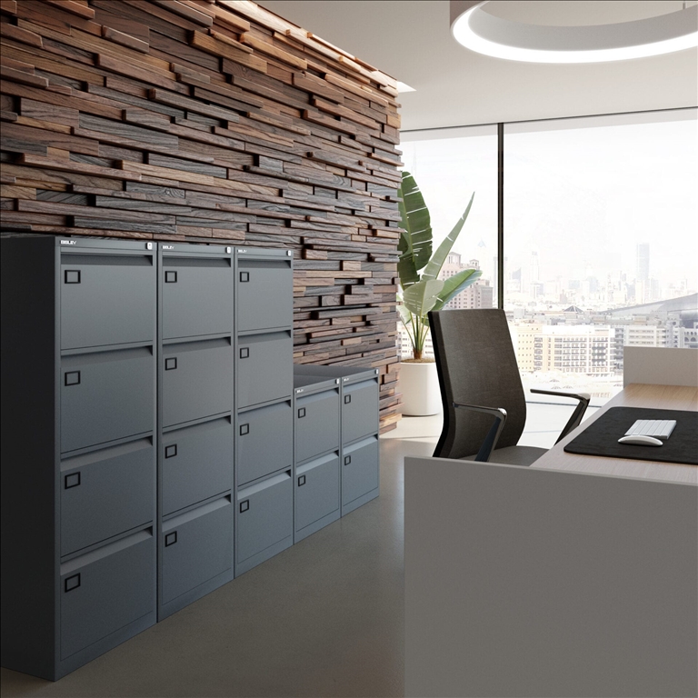 Bisley Contract Foolscap 2 Drawer Filing Cabinet