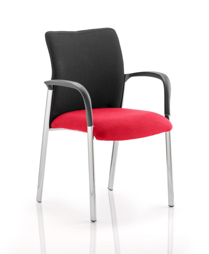 Academy Black Fabric Back Bespoke Colour Seat With/Without Arms 